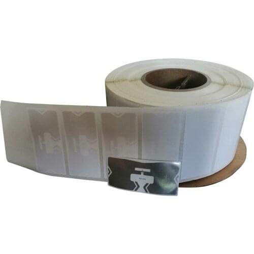 GEENFC U65 81mm*39 mm long range uhf rfid label 14 meter read distance - 2000 lbs/roll