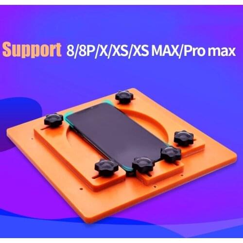 Back Cover Disassembling Clamping Holder for IPhone 8 Plus X XR XS MAX 11 Pro 12 Screen Glass Removing Phone Fixture Repair Tool