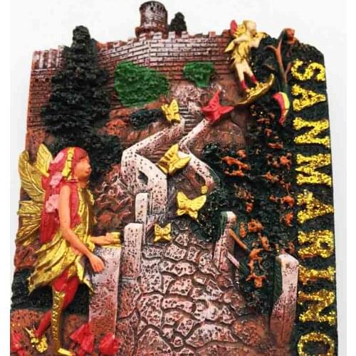 San Marino Painted Crafts Fridge Magnet