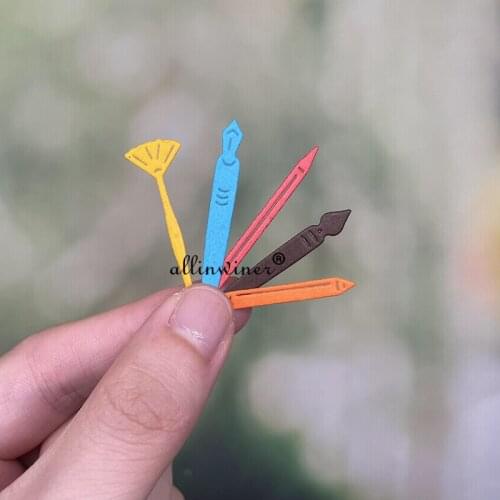 Art Brush Series DIY Craft Metal Cutting Die Scrapbook Embossed Paper Card Album Craft Template Stencil Dies