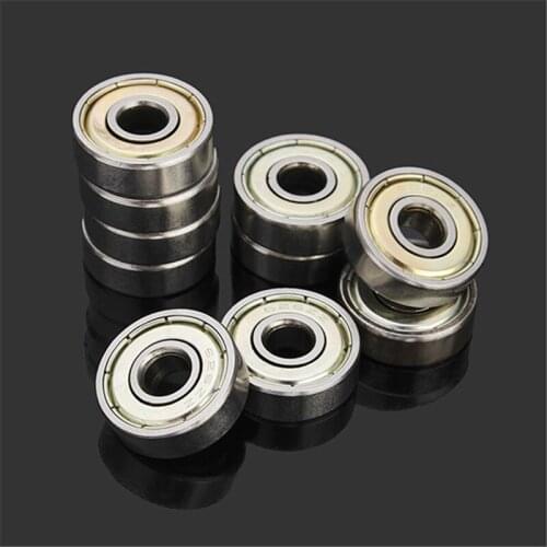 10pcs 626ZZ Ball Bearing Double Shielded Miniature High-carbon Steel Single Row 6*19*6mm Ball Bearing
