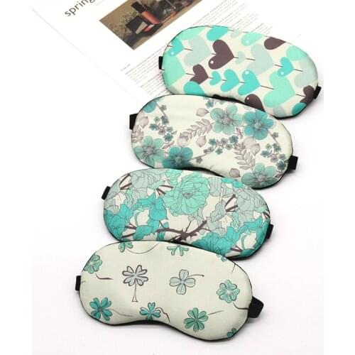 Silk Sleeping Eye Mask Sleep Night Dream Mask Silk Eye Cover Blindfold Sort Cute Bandage Aid Band For Women Men Relax Travel Nap