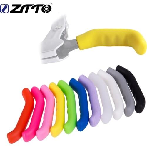 ZTTO 1 Pair Bicycle Silicone Gel Brake Handle Lever Cover Protecto MTB Road Bicycle Protection Sleeve Bike Accessories 7 color