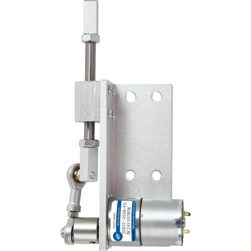 Stroke 5/10mm Max 35kg DC 12V/24V Telescopic Linear Actuator Metal Gear Reduction Motor 3530 DC Motor Reciprocating Linear Motor