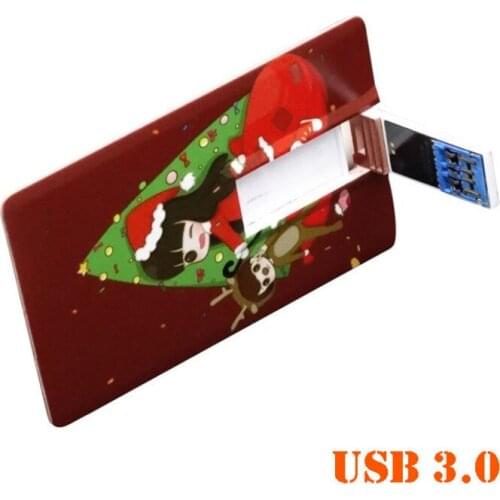 ABS Credit Card USB Flash Drive USB3.0 Wholesale 4GB 8GB 32GB Pendrive Personalized Customized Wedding photography as gift