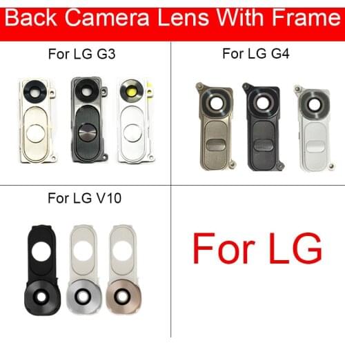 Rear Camera Glass Lens Cover For LG G3 G4 V10 D850 D851 D855 Back Camera Glass Lens Big Camera Cover Replacement Repair Parts
