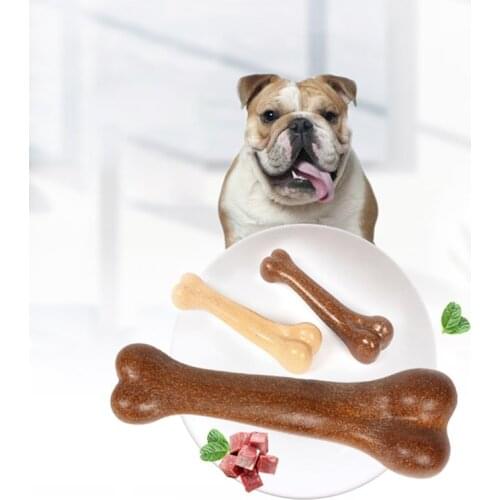 Pet Chew Toy Dog Bone Shape Chews Toys Teeth Clean Stick Beef Flavored Interactive Toy Small Dogs Puppy Chihuahua Dog Supplies