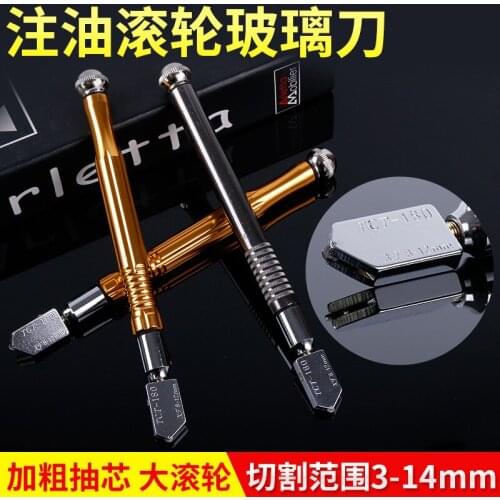 1 Piece New Glass Cutter DIY Tile Mirror Cutting Knife Craft Tool For 3-14mm Glass