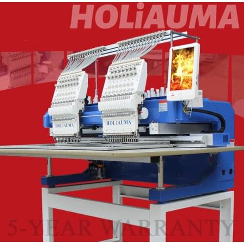 5 years warranty!High speed embroidery machine brother computerized flat/ T-shirt/ 3d hat tubular 2 head embroidery machine