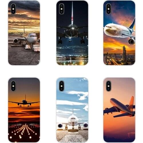 Aircraft sky airport Anime For Samsung Galaxy A3 A5 A7 A9 A8 Star A6 Plus 2018 2015 2016 2017 Accessories Phone Shell Covers