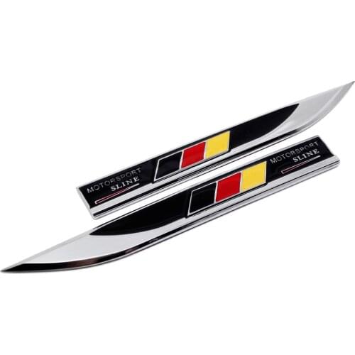 Car Accessories Fender Side Sticker Emblem Badge Decorative Decal For German Flag Logo Car Accessories Car Stickers Voiture
