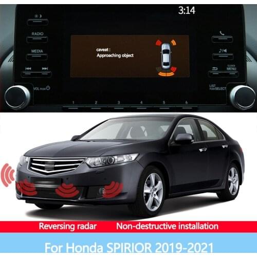Car Display Screen Reversing Before After Image Radar Sensor Sound Warning Detection System For Honda SPIRIOR 2019-2021
