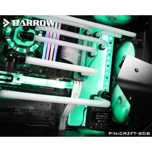 Barrow Acrylic Board as Water Channel use for COUGAR CONQUER 2 Computer Case for Both CPU and GPU Block RGB 5V 3PIN Waterway