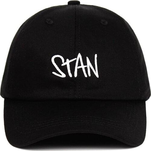 100% Cotton Eminem STAN Dad Hat Limited out of print Dido Baseball Cap embroidery Snapback Women Men Cap stan Hats