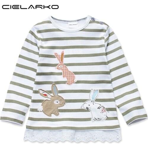 Футболки с длинным рукавом для девочек Cielarko China At AliExpress
