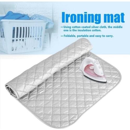 48*85cm/60*55cm Ironing Mat Laundry Pad Washer Dryer Cover Board Heat Resistant Blanket Mesh Press Clothes Protect Protector