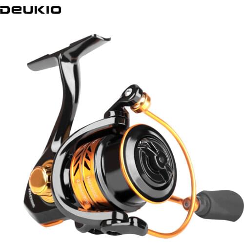 DEUKIO HM-S 2000/3000 Spinning Reels Water Resistance Fishing Reels Max Drag Power 8KG Reel Fishing Saltwater Bass Pike Fishing