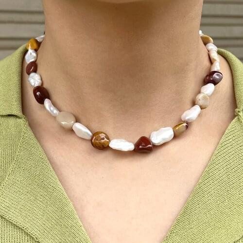 KBJW Vintage Party Necklace Sliding Adjustable Necklaces Plum Blossom Coloured Glaze Beads Handmade Stainless Steel Jewelry