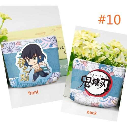 Anime Demon Slayer Penny Purse Hashibira Inosuke Coin Bag Change Wallet