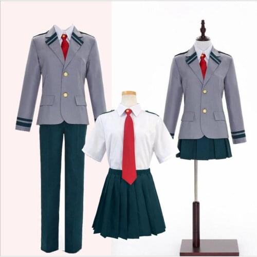 Boku No Hero Academy Asui Tsuyu Yaoyorozu Momo School Uniform My Hero Academy Ochaco Uraraka Midoriya Izuki Cosplay Costume