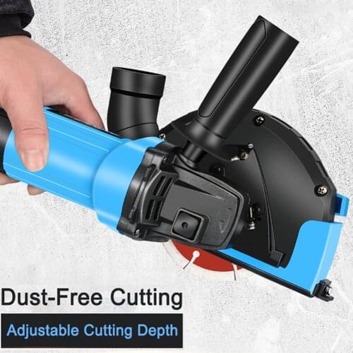 Cutting Dust Shroud For Angle Grinder Adjustable Cutting Depth 30mm Stone Debris wood Metal Dust Collector Attachment Cover Tool