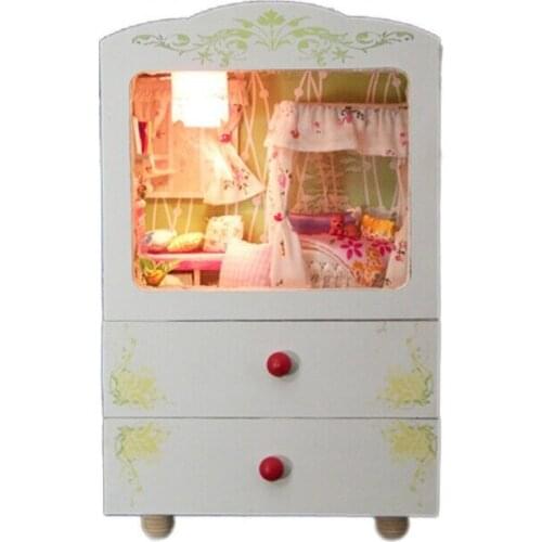 Cool sound diy cottage villa gifts crafts Chinese Valentines Day for girlfriend