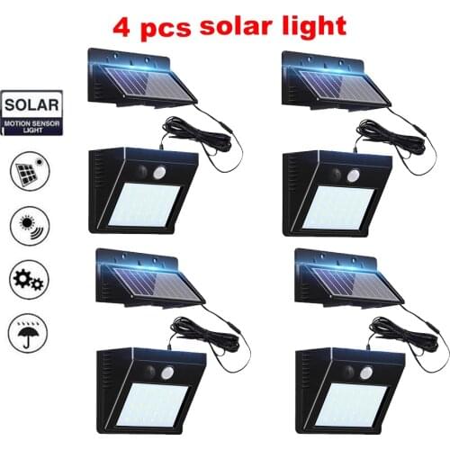 30 LED Solar Power Energy PIR Infrared Motion Sensor Garden Security Lamp Outdoor Light for for Garden Décoroptional seperable p