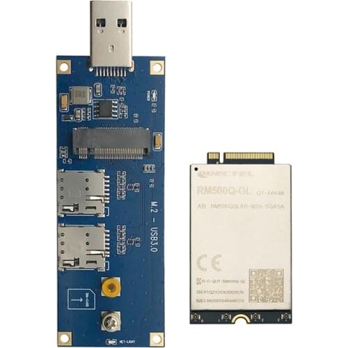 Quectel RM500Q-GL RM500Q 5G 5G module development board M.2 NGFF to USB3.0 communication mobile remote RM500Q adapter board SIM