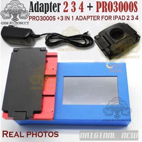 Non-removal ( for ipad 2 3 4 ) 3 in 1 adapter for nand flash IC chip naviplus pro3000s programmer re-write SN number ipad repair