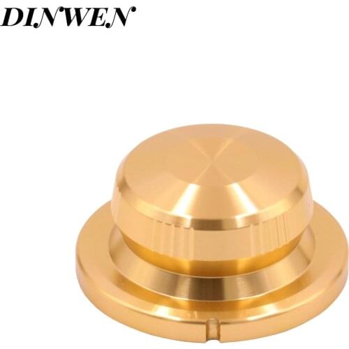 40x18mm Solid Aluminum Knob Golden Silver Black 6mm hole with screw for AUDIO Amplifier DVD Music player 1PC
