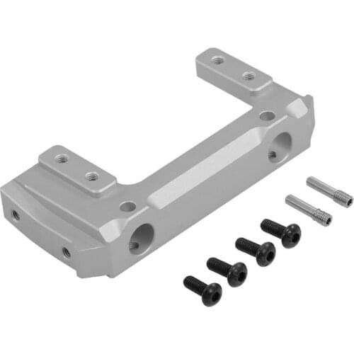 INJORA Aluminum Alloy Front Bumper Mount Servo Stand for 1/10 RC Crawler Axial SCX10 II AX90046 90046 90047 Upgrade Part