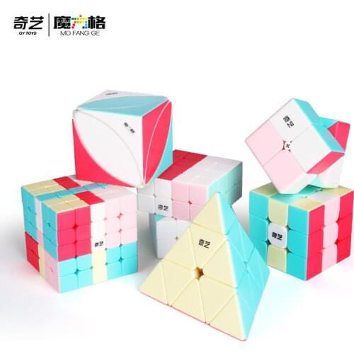 [Picube]Newest Qiyi Neon Edition Magic Cube Qidi 2x2 Warriors 3x3 Speed Cube Maple Leaves lvy Education Toy for Children