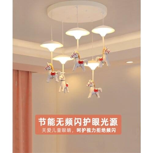 Childrens room cartoon character ceiling lamp boy bedroom lamp princess girl room lamp bedside cute lamp LED ceiling lamp