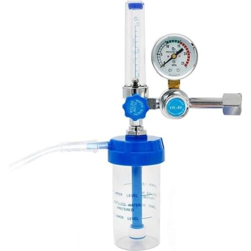 Oxygen Flow Meter Oxygen Flowmeter Pressure Gauge Oxygen Pressure Valve Regulator 0-10L/Min G5/8