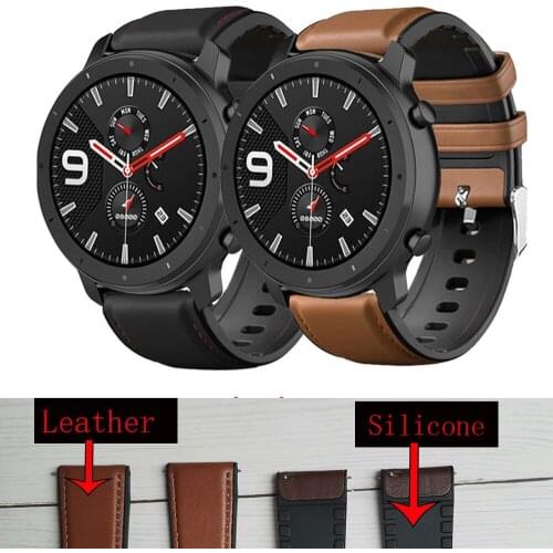 Silicone Wrist Strap for Xiaomi Huami Amazfit GTR 42MM GTS Bracelet Accessories on My Xiomi Mi Smart Watch Band Leather Straps