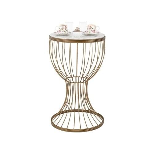 Modern lux Style 2 Way Tumbled-marble Coffee table coffe table