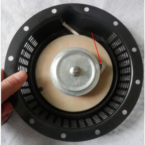 RECOIL STARTER FOR KAMA KIPOR 178F 6HP DIESEL CUTIVATOR TILLER GENERATOR PULL START GRIP ROPE COVER REWIND SPRING PAWL ASSEMBLY