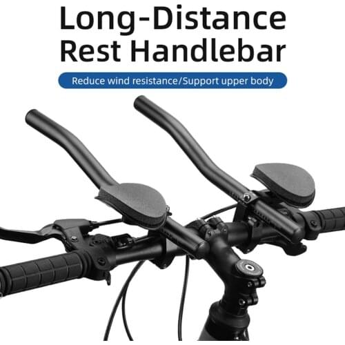 Bicycle Rest TT Handlebar Clip on Aero Bars Handlebar Extension Triathlon Bars MTB Road Bike Cycling Rest Handlebar BG-HX-FS-04