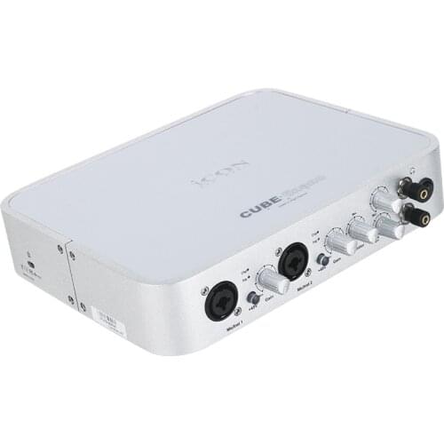 ICON CUBE 6NANO VST USB external sound card 24-Bit 96/192KHz 6-In/6-Out USB Recording Interface Dual MIC/Instrument preamps