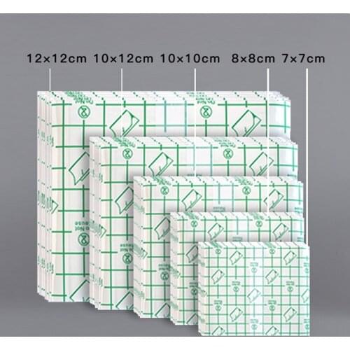 100Pcs Waterproof PU Film Anti-allergic Wound Dressing Fixation Tape Tattoo Film Aftercare Skin Healing Tattoo Repair Stickers