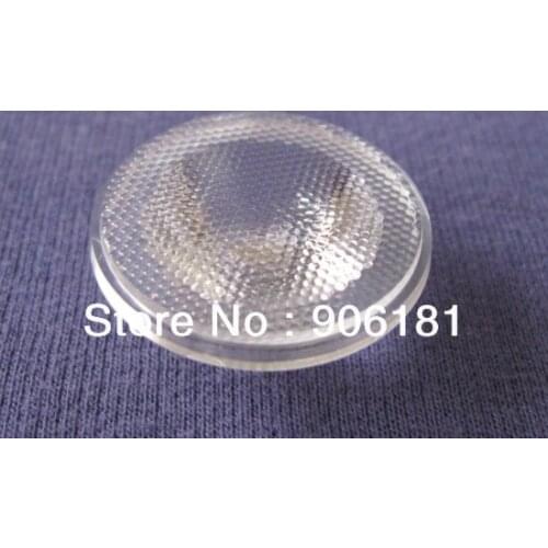 VTL-31 High quality LED Optical Lens, Size: 31X13.8mm, 45, 60 degree, Bead Surface, PMMA materials