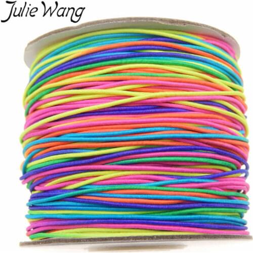 5 Meters Colorful Flexible Elastic Cord DIY Jewellery Making Beading Thread String Rope Crafts Accessories Diameter 1mm YW-372