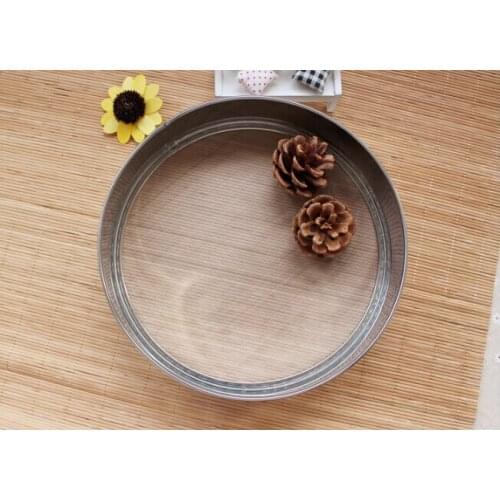 1PC 7 INCH Cake baking tools stainless steel flour sieve sugar sieve medicine DIY 18cm High 5cm 40 Mesh JC 0566