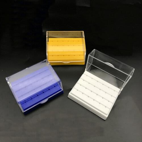 1pc Dental 24 Hole Holder Box Case For Diamond High Speed Handpiece Bur Drill