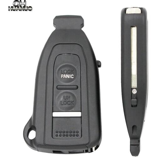 2 Buttons Smart Prox Remote Key Shell case fob with Uncut Blade For Lexus LS430