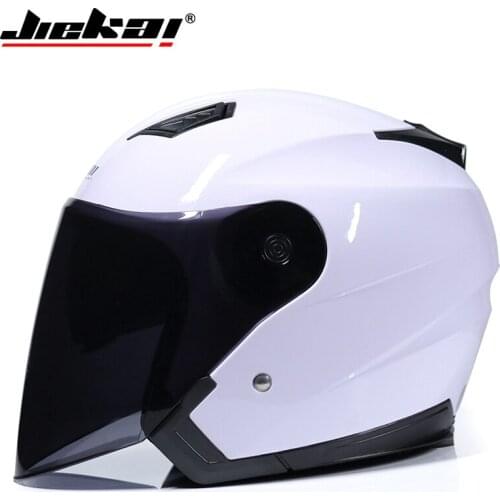 2020 Motorcycle Helmets Electric Bicycle Helmet Open Face Dual Lens Visors Men Women Summer Scooter Motorbike Moto Bike Helmet