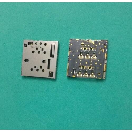 5pcs/lot Sim Reader For Nokia Lumia 820 Sim Card Reader Holder Tray Slot Socket Connector Repair Parts Replacement