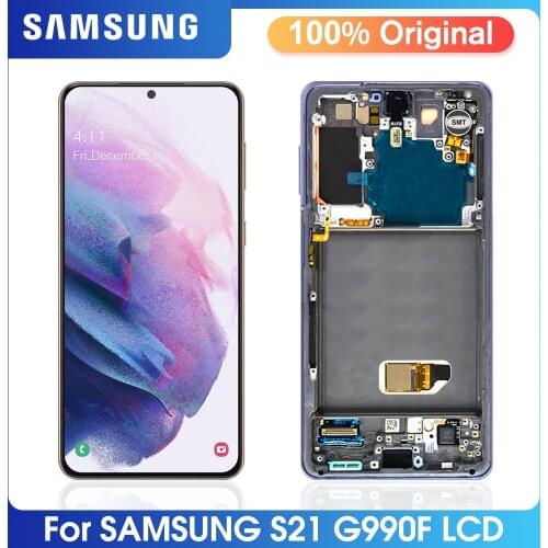 AMOLED Display 6.2" For Samsung Galaxy S21 LCD Touch Screen Digitizer SM-G990F, SM-G990F/DS With Frame For SamsungS21 LCD