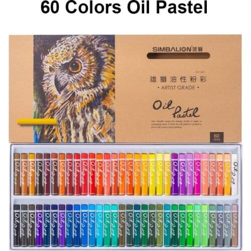 60 Colors Oil Pastel for Artist Graffiti Soft Pastel Painting Drawing Sticks School Stationery Art Supplies Crayon Set