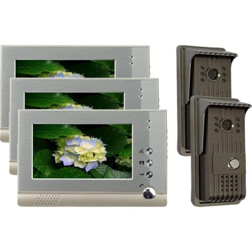 7 Inch 700TVL IR Night Vision Wired Video Door Phone V80-F 2V3